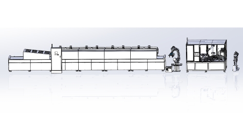 Corner Window Assembly Line